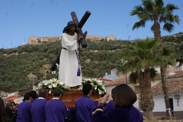 Puerto Lumbreras acogió el tradicional Vía Crucis hasta el Castillo de Nogalte recientemente rehabilitado - 2, Foto 2