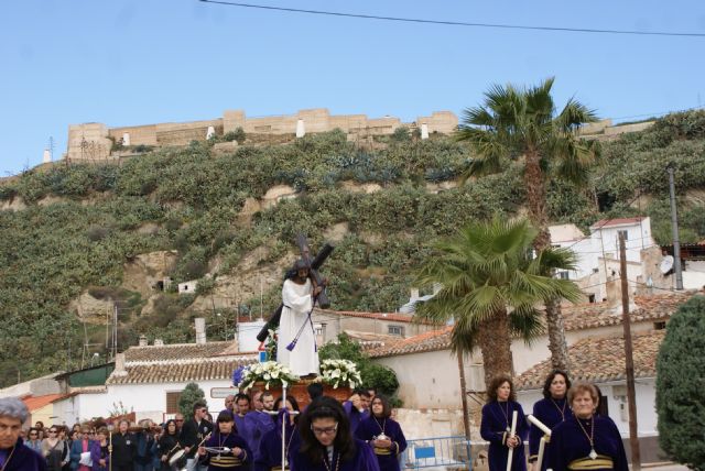Puerto Lumbreras acogió el tradicional Vía Crucis hasta el Castillo de Nogalte recientemente rehabilitado - 3, Foto 3