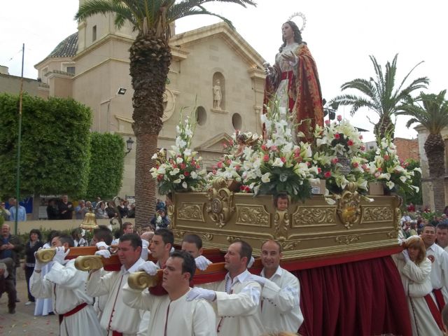 La procesión del Resucitado lleva dicha y regocijo al fin de la Semana Santa de Lorquí - 3, Foto 3