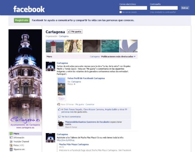 El Ayuntamiento de Cartagena, segundo de España en seguidores de facebook - 1, Foto 1