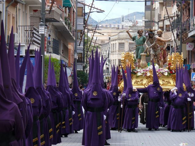 La lluvia y el granizo impidió la celebración de distintos actos de la Semana Santa, entre ellos el Magno Entierro - 5, Foto 5