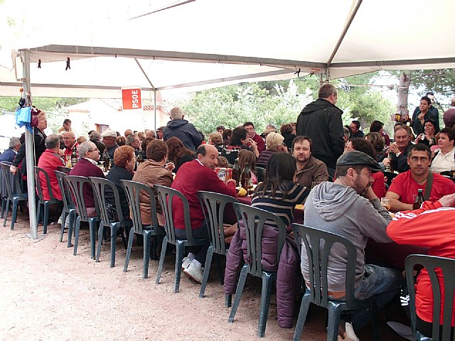 Mas de 200 militantes acuden a celebrar el Día de la Rosa del Partido Socialista de Totana, Foto 2