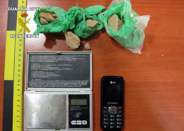 La Guardia Civil detiene una persona por tráfico de droga, en Los Ruices-San Javier - 1, Foto 1