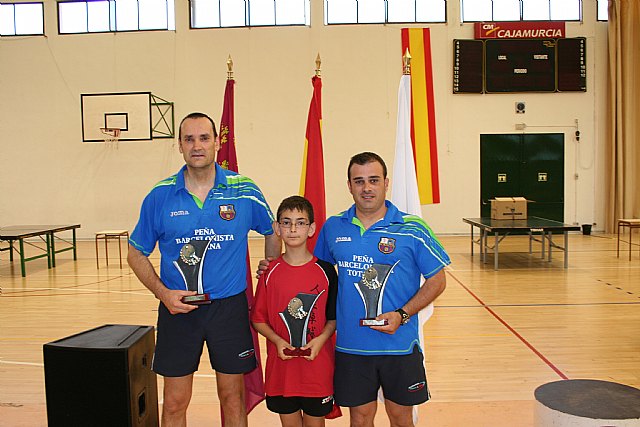 El pasado Sábado se disputó en Totana el Campeonato Autonómico de Dobles de Tenis de Mesa de todas las categorías - 1, Foto 1