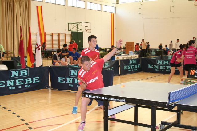 El pasado Sbado se disput en Totana el Campeonato Autonmico de Dobles de Tenis de Mesa de todas las categoras - 2