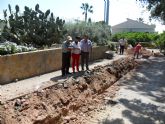 Continúan las obras de la puesta en marcha de la red de saneamiento e impulsión de aguas residuales en el núcleo de la Venta la Rata