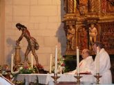 Como es tradicin, cientos de jumillanos acompañaron al Cristo Amarrado en su regreso al Convento de Santa Ana