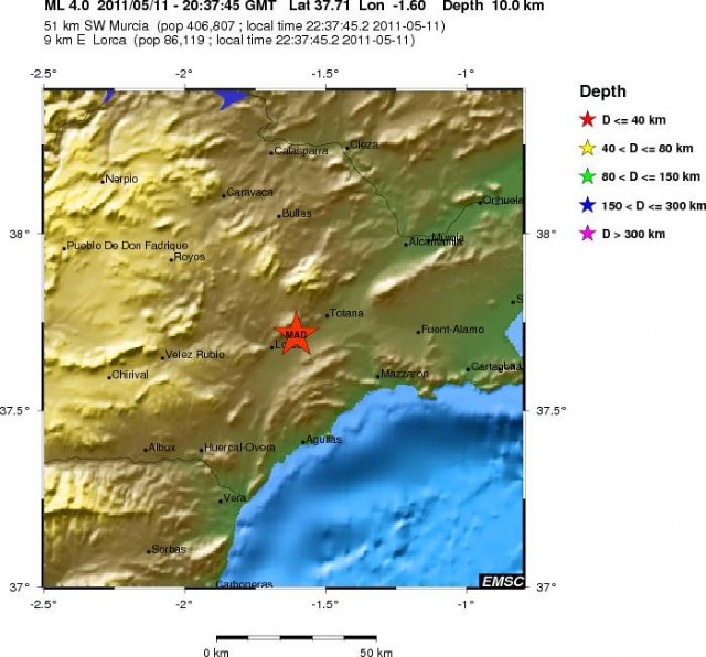 Nueva réplica del terremoto en Lorca - 1, Foto 1