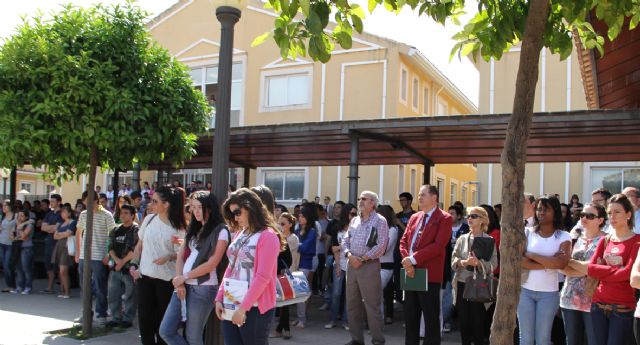 La UCAM guarda un minuto de silencio por las víctimas del terremoto de Lorca - 1, Foto 1