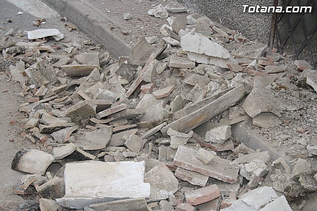 The mayor made an assessment of damage after the earthquake in Totana, Foto 2