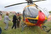 Prez Rubalcaba y Carme Chacn visitan la zona afectada por el terremoto de Lorca