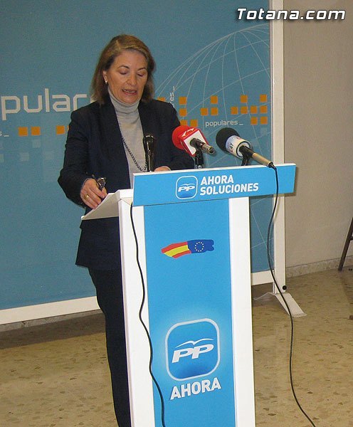 La coordinadora de la campaña electoral del PP en Totana, Isabelle Nau, en una foto de archivo / Totana.com, Foto 1