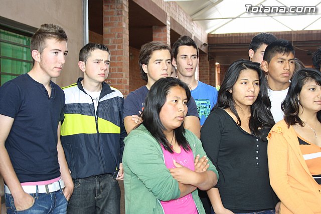 Alumnos del colegio Reina Sofa conocen de primera mano el proyecto 