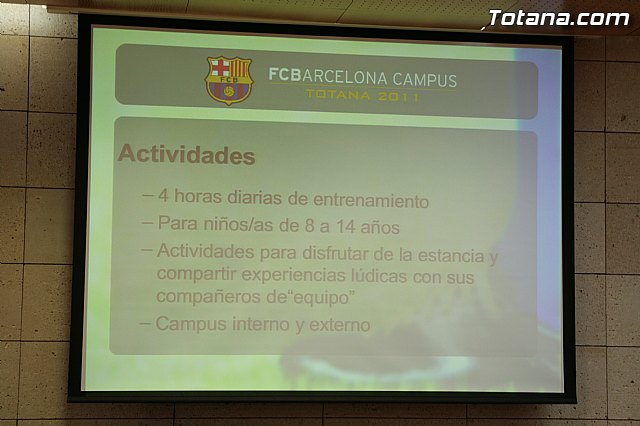 Totana acoge del 27 de junio al 2 de julio el Campus Oficial del ftbol Club Barcelona - 11