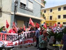 Los empleados públicos del ayuntamiento de Ricote se concentran de nuevo para exigir la negociación de sus condiciones laborales, paralizadas desde 2002 - 4, Foto 4