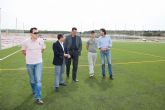 Antonio Peñalver visita la Ciudad Deportiva de Mazarrón