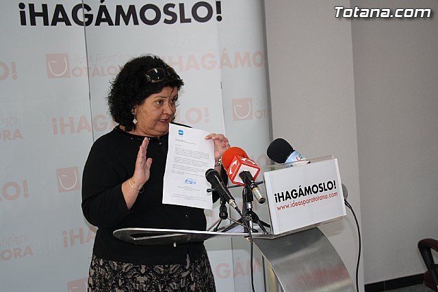 Rueda de prensa PSOE Totana sobre debate electoral, Foto 1