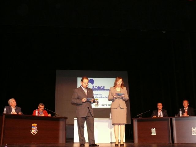 Los candidatos a la alcaldía de Jumilla explicaron sus propuestas en el acto público organizado por ACOGE - 1, Foto 1