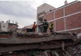 Los voluntarios de la Unidad Canina de Rescate de guilas permanecen en Lorca desde que tuvo lugar el terremoto