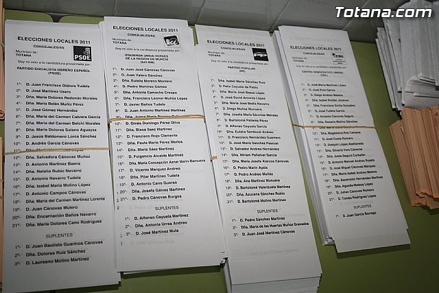 La participación total en las elecciones municipales en Totana ha sido de 71,27% - 1, Foto 1