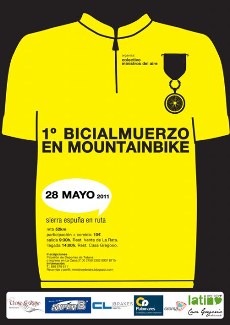 El 1° BiciAlmuerzo en mountain bike SIERRA ESPUÑA EN RUTA 2011 tendrá lugar el próximo sábado 28 de mayo, Foto 1