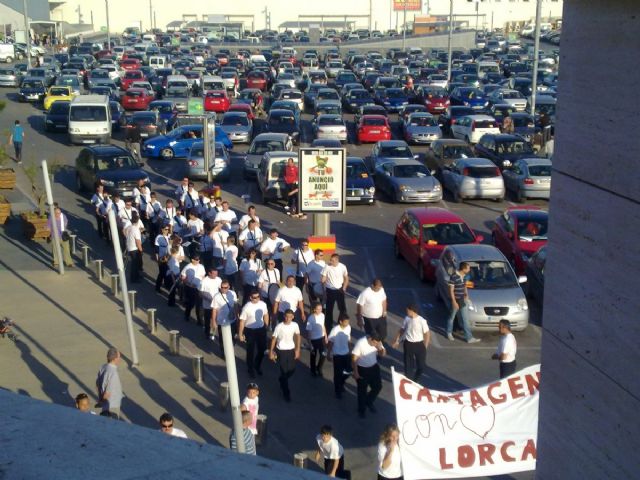 Los jóvenes cartageneros, solidarios con los afectados por el terremoto de Lorca - 1, Foto 1