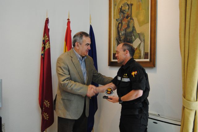 González Tovar recibe a la máxima autoridad de la UME en Murcia - 1, Foto 1