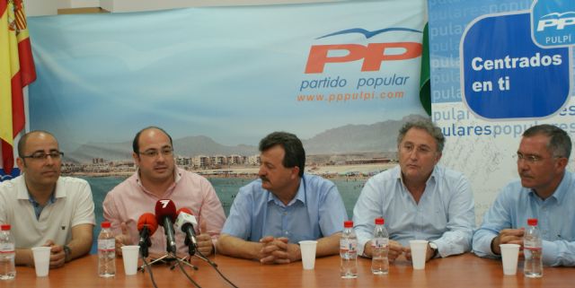 Los candidatos del PP de Puerto Lumbreras, Pulpí, Huercal-Overa, Águilas, Cuevas de Almanzora y vencedores de las elecciones municipales, se reúnen - 1, Foto 1