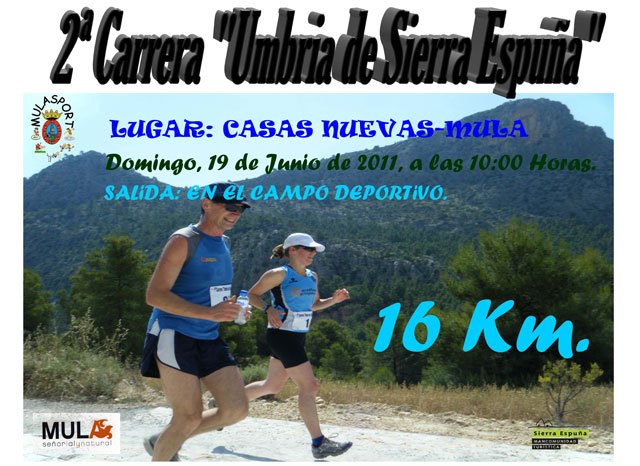 La segunda carrera Umbría de Sierra Espuña tendrá lugar el próximo domingo 19 de junio en Casas Nuevas, Foto 1