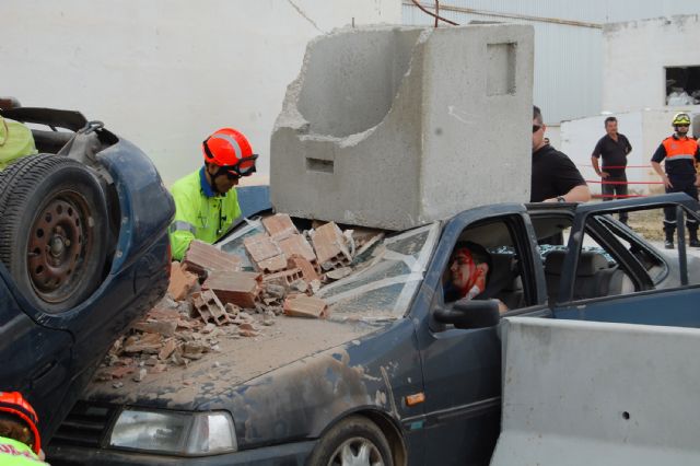 Bomberos en Acción se entrena en Las Torres de Cotillas ante un posible seísmo - 2, Foto 2