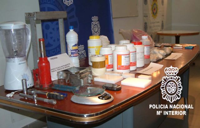 La Policía Nacional desmantela un centro de procesamiento y distribución de drogas en Ceutí - 1, Foto 1