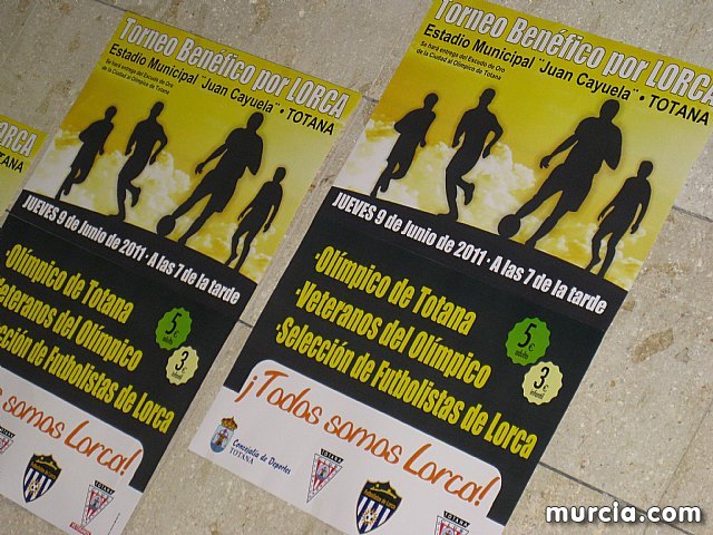 El estadio municipal Juan Cayuela acoge el próximo 9 de junio un triangular a beneficio de los damnificados de Lorca, Foto 2