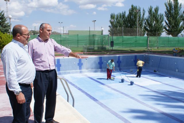 Puesta a punto de las piscinas municipales de Puerto Lumbreras para su apertura - 1, Foto 1