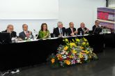 El rector presidió los actos conmemorativos de los 40 años de Relaciones Laborales en la Universidad de Murcia