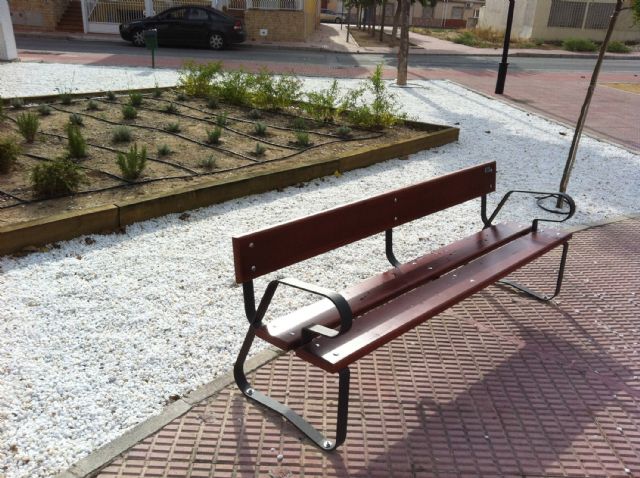 La calle Amparo Barrio de Las Torres de Cotillas luce un renovado jardín - 4, Foto 4
