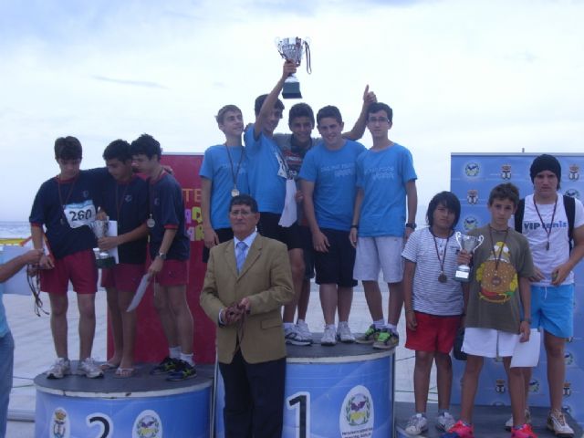 Buenos resultados de los escolares totaneros que han participado en la final regional de acuatlón de deporte escolar celebrada en Águilas, Foto 1