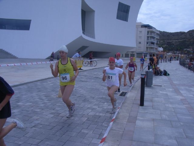Buenos resultados de los escolares totaneros que han participado en la final regional de acuatlón de deporte escolar celebrada en Águilas, Foto 2