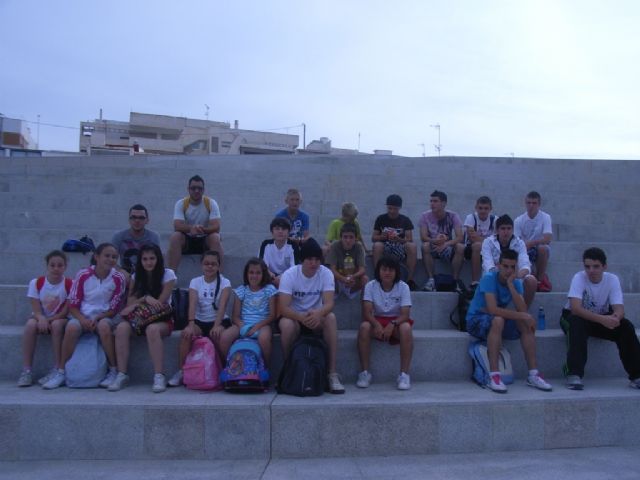 Buenos resultados de los escolares totaneros que han participado en la final regional de acuatlón de deporte escolar celebrada en Águilas, Foto 3