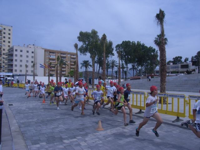 Buenos resultados de los escolares totaneros que han participado en la final regional de acuatlón de deporte escolar celebrada en Águilas, Foto 4