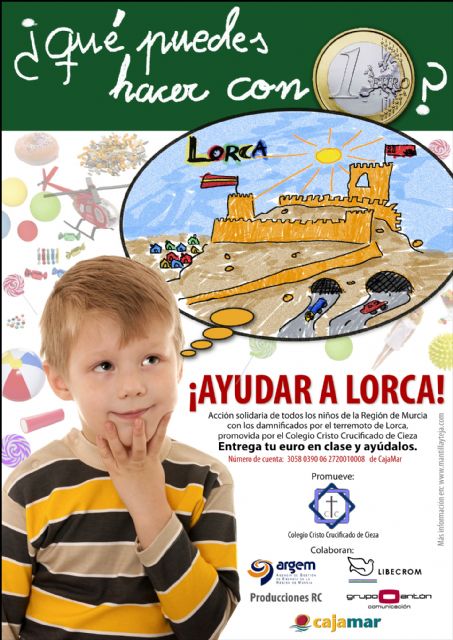 Colegio Cristo Crucificado de Cieza, solidarios con Lorca - 1, Foto 1