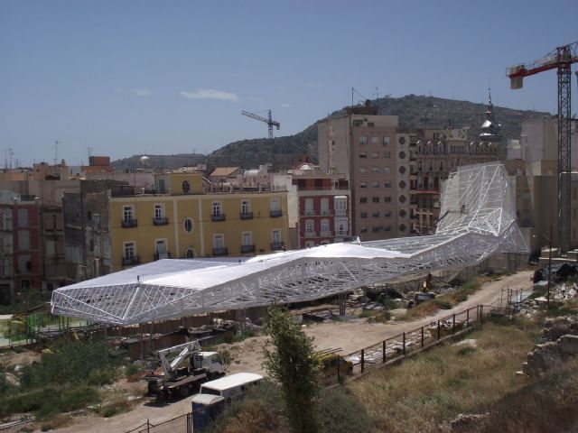 La cubrición de los restos del Barrio Romano del Molinete llega a su fin - 1, Foto 1