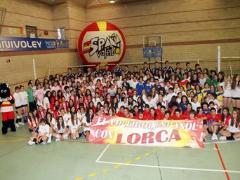 El voleibol está con Lorca. Encuentro benéfico de voleibol en Murcia - 1, Foto 1