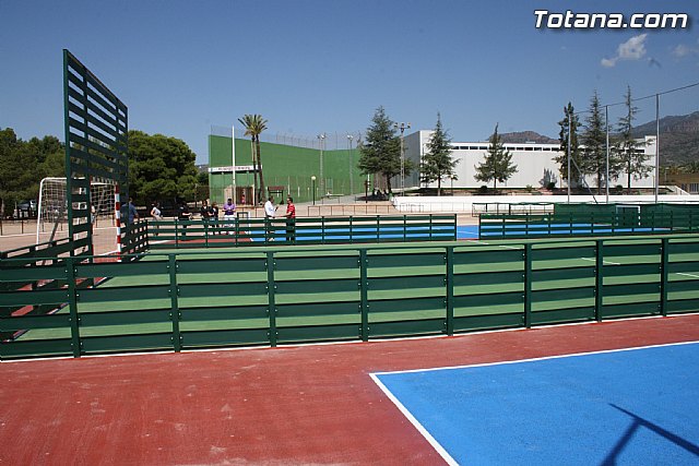 Las instalaciones deportivas del Polideportivo Municipal se mejoran con con tres minipistas de ftbol sala y minbasket - 4
