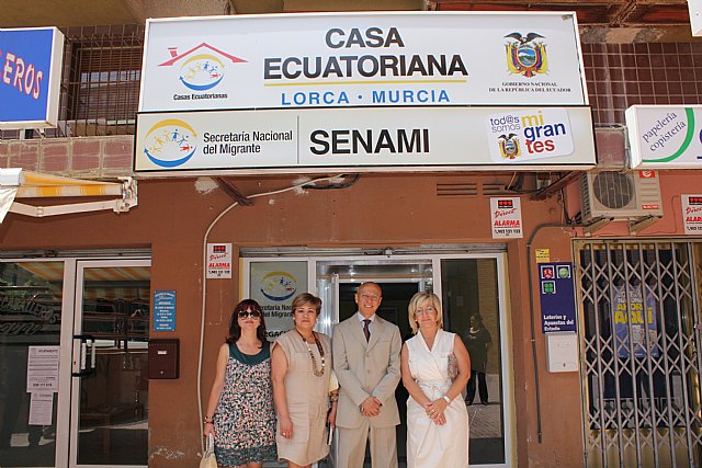 La Casa Ecuatoriana en Lorca abre sus puertas oficialmente para ofrecer todos los servicios de Senami a los compatriotas de la zona, Foto 1