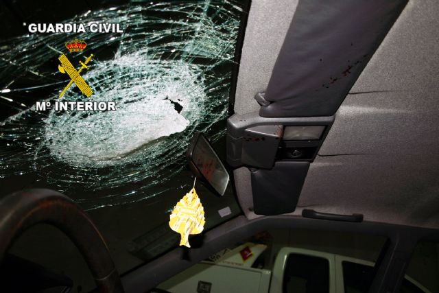 Detenidas dos personas por lanzar piedras a vehículos que circulaban por la autovía A-30 - 1, Foto 1