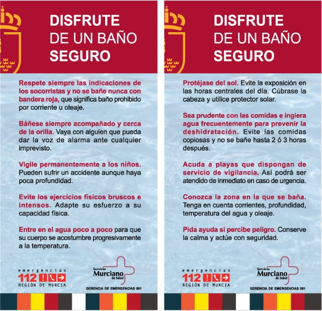 El Gobierno regional pone en marcha la campaña ´Disfrute de un baño seguro´ - 2, Foto 2