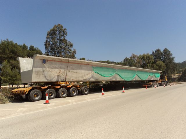 Fomento realiza esta noche obras de ejecución del viaducto Cartagena-Alcantarilla - 1, Foto 1