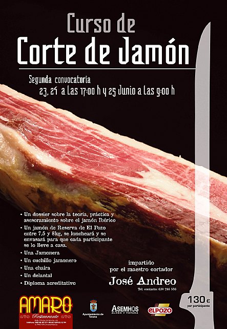 2º Curso de Corte de Jamón, Foto 1