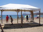 Las playas de guilas se preparan ante la llegada del verano