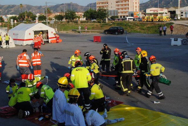 Sanidad organiza un simulacro enmarcado en el XXIII Congreso Nacional de la Sociedad Española de Urgencias y Emergencias - 1, Foto 1